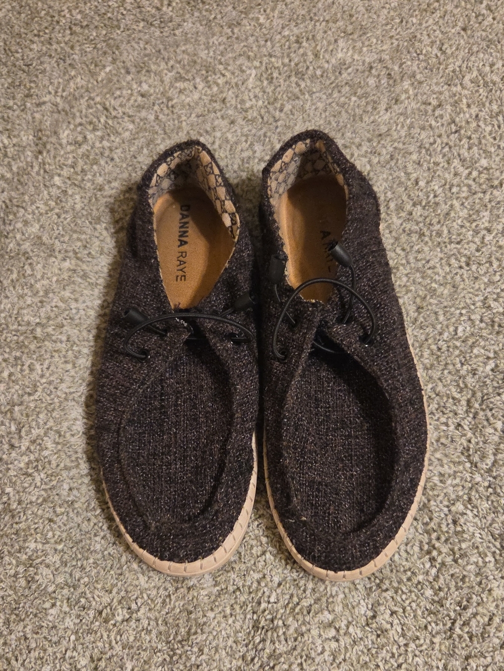 Women's Dark Brown Casual Lace-Up Shoes
